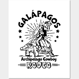 Darwin Galapagos Archipelago Cowboy Rodeo Posters and Art